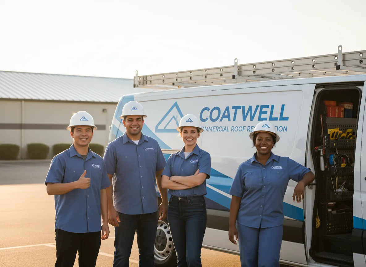 Commercial roof coating company in Hull, IL